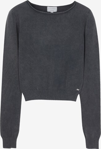 Pull&Bear Sweater in Grey: front