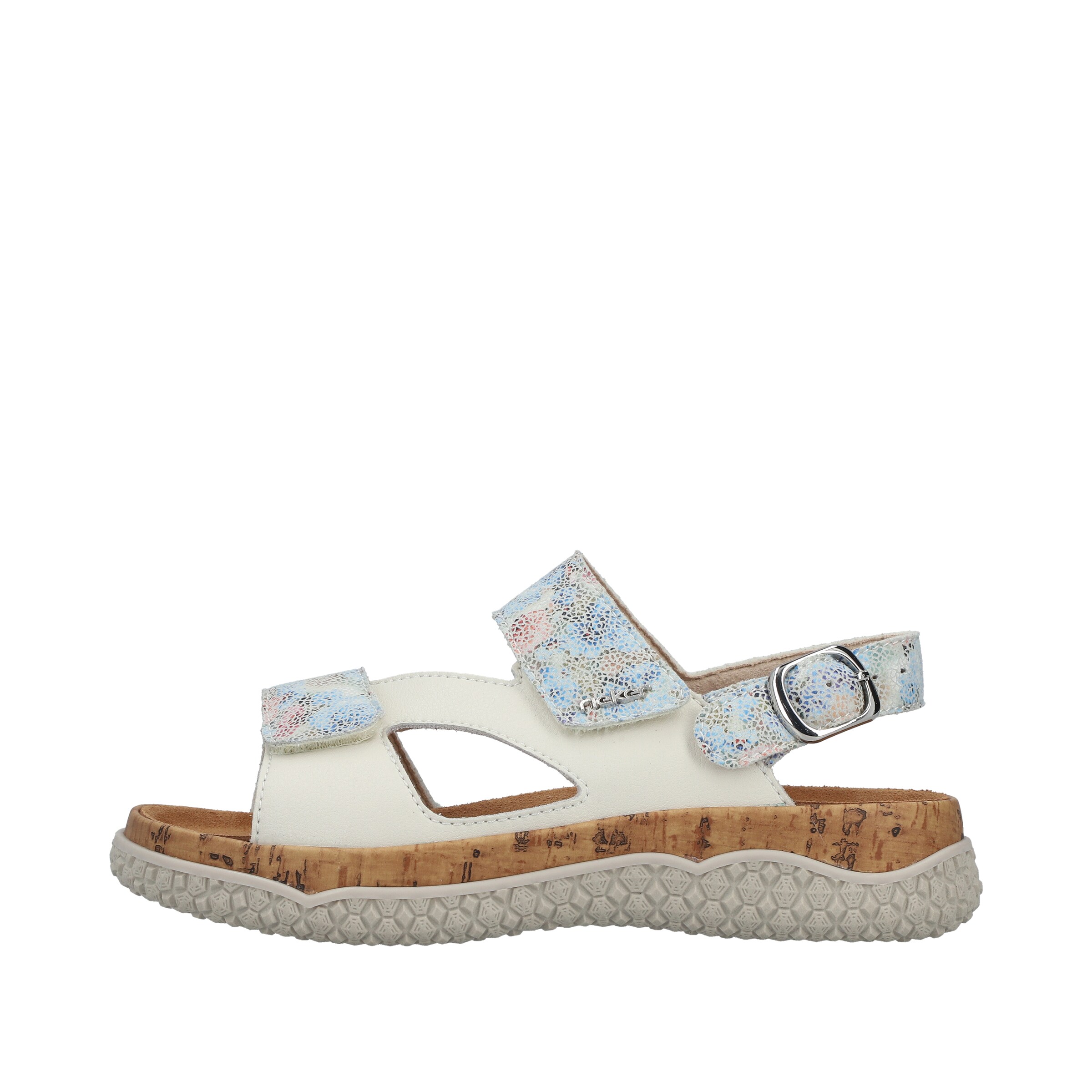 Rieker Strap Sandals 'V0316' in White