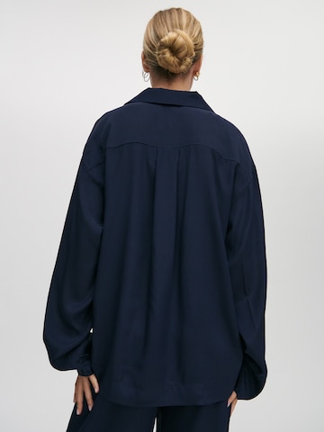 ABOUT YOU x Marie von Behrens Blouse 'Lilia' in Blue