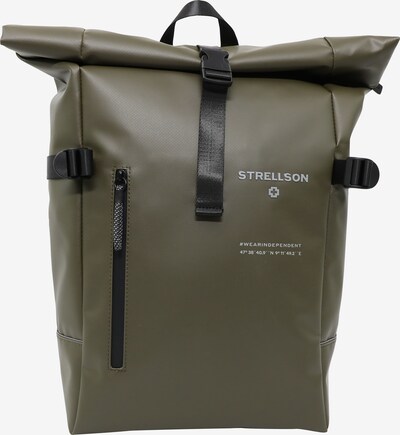 STRELLSON Backpack 'Eddie' in Light grey / Khaki / Black, Item view