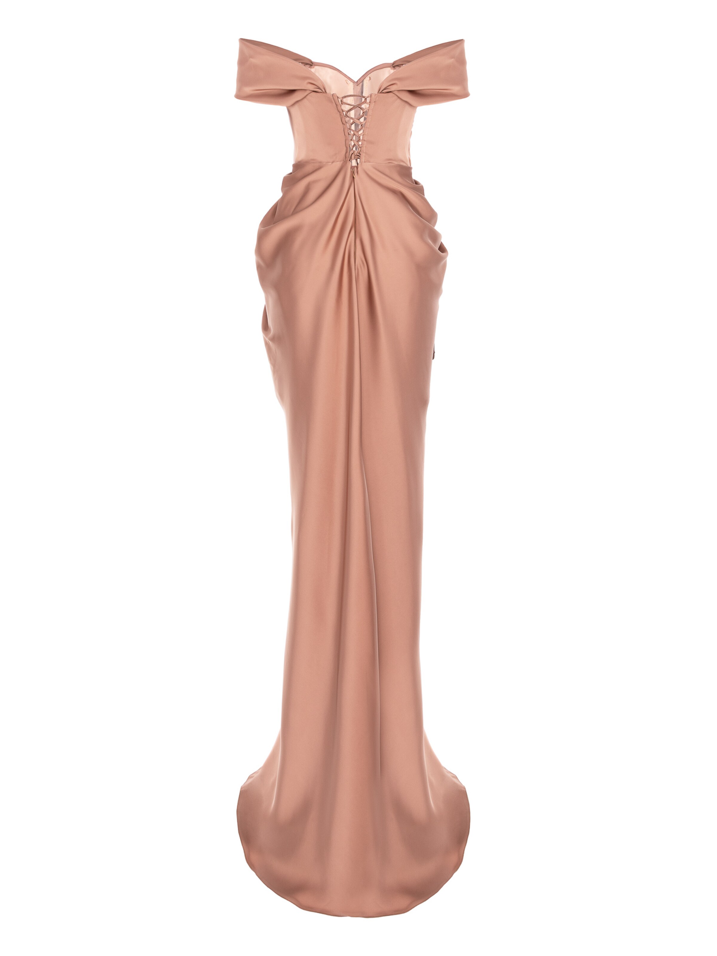 acob a porter Avondjurk in Beige