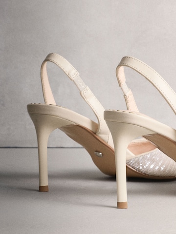 Next Лодочки с открытой пяткой 'Forever Comfort' в Белый