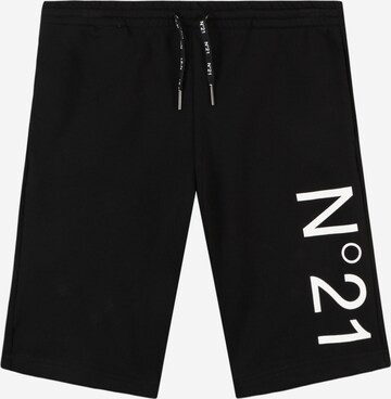 Regular Pantalon N°21 en noir : devant