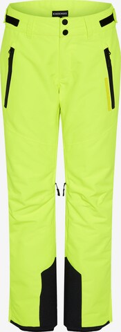 CHIEMSEE Regular Workout Pants in Yellow: front