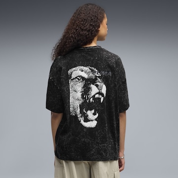 PUMA Performance Shirt 'Future.Puma.Archive' in Black: front