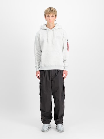 ALPHA INDUSTRIES Sweatshirt i grå