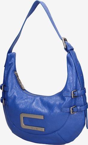 Borsa a spalla di Custo Barcelona in blu: frontale