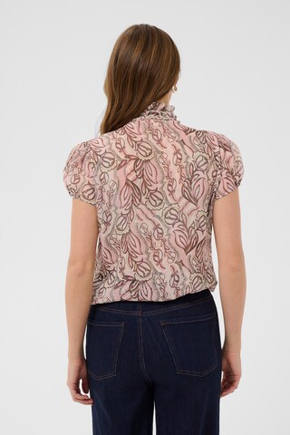 SAINT TROPEZ - Blusa 'Lilja' em bege