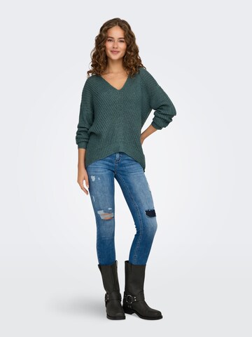 JDY Sweater 'JDYNew Megan' in Green