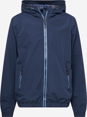 Ragwear Between-Season Jacket 'OLSSEN' in Blue: front