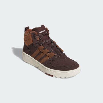 ADIDAS SPORTSWEAR - Botas com atacadores 'Hoops 4.0' em castanho