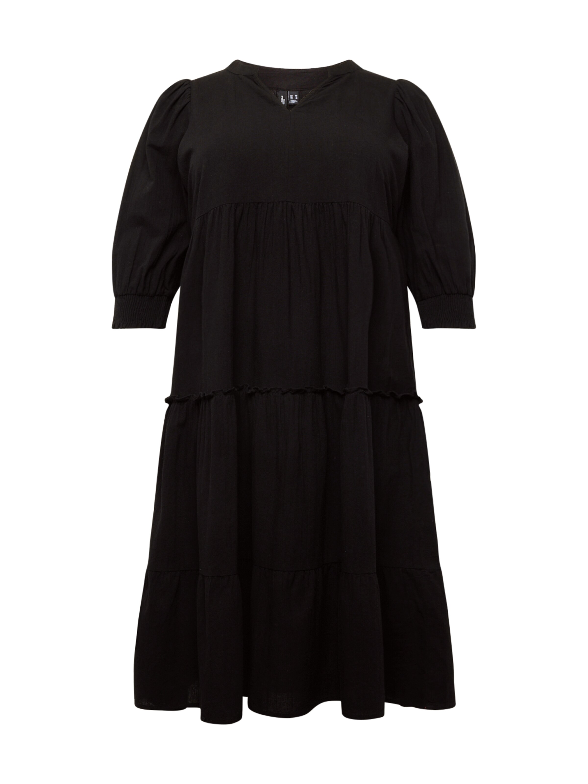 Vero Moda Curve - Vestido 'VMDICTHE' en negro: frente