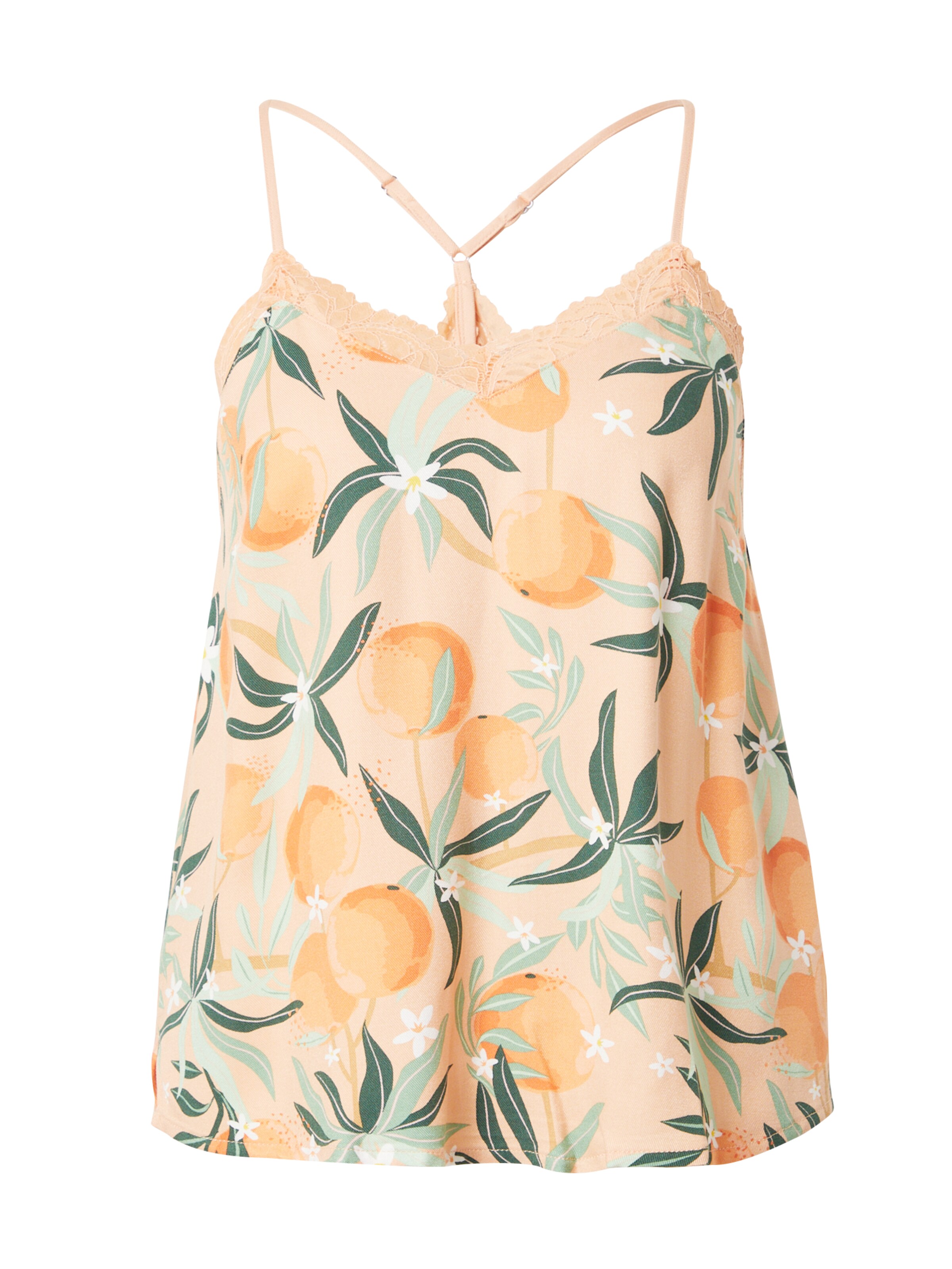 Hunkemöller Tričká na spanie - Oranžová: predná strana