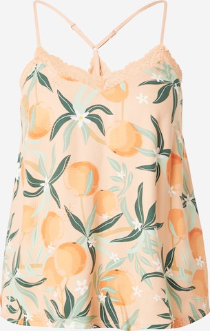 Bluză de noapte de la Hunkemöller pe portocaliu: față