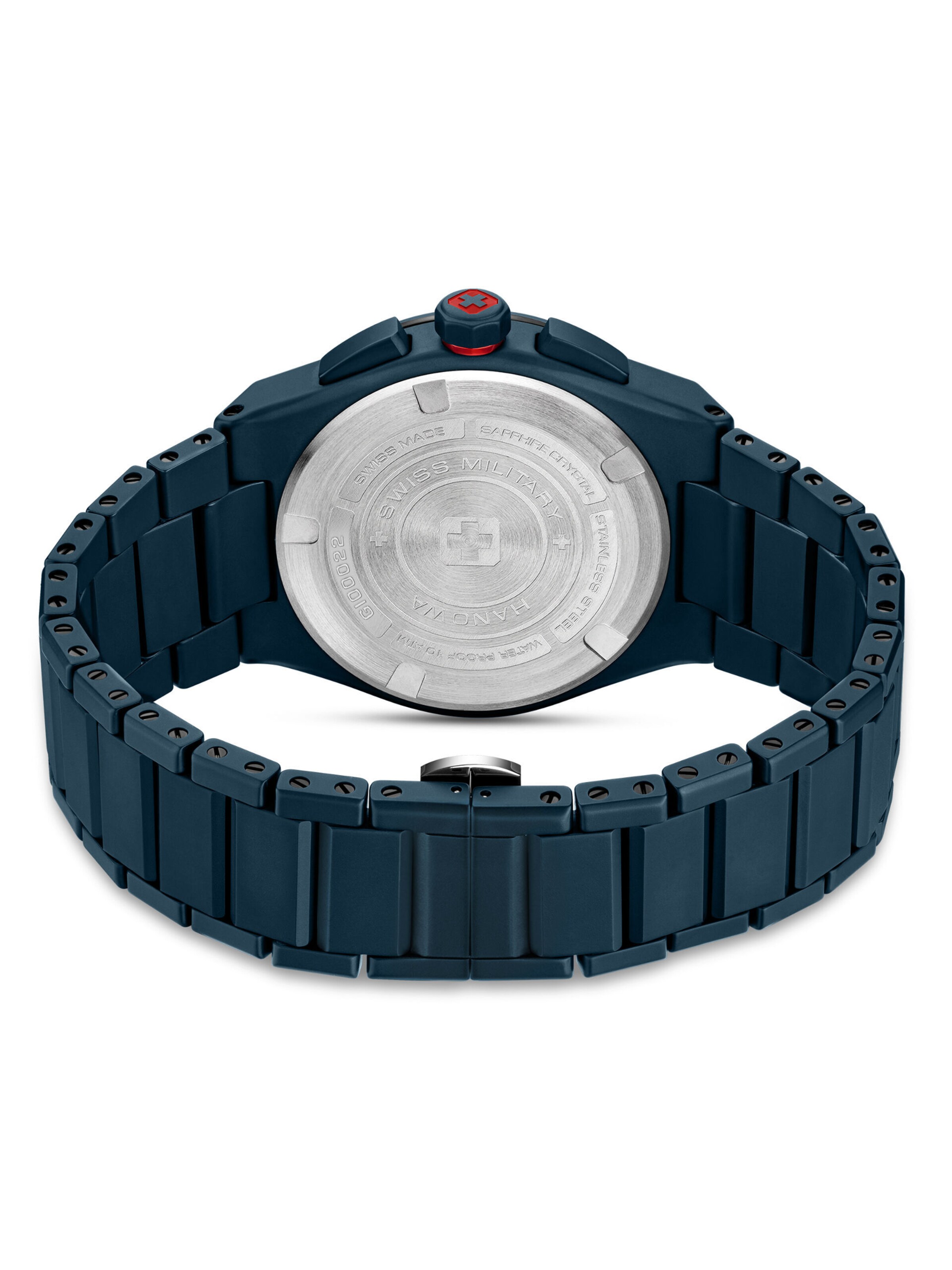 SWISS MILITARY HANOWA Uhr 'Sidewinder Ceramic' in Blau