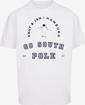 F4NT4STIC Shirt in White: front