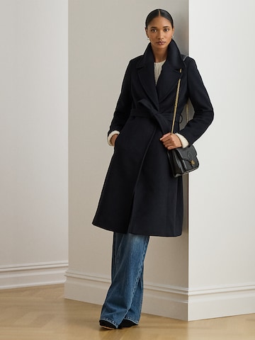Lauren Ralph Lauren Ανοιξιάτικο και φθινοπωρινό παλτό σε μπλε: μπροστά