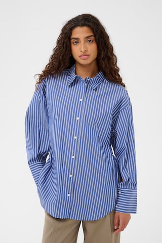 T-shirt oversize 'SLCalken' SOAKED IN LUXURY en bleu : devant