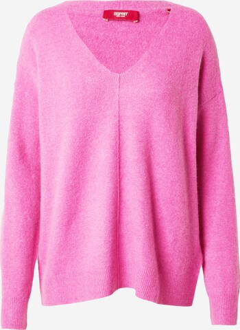 Pull-over ESPRIT en rose : devant