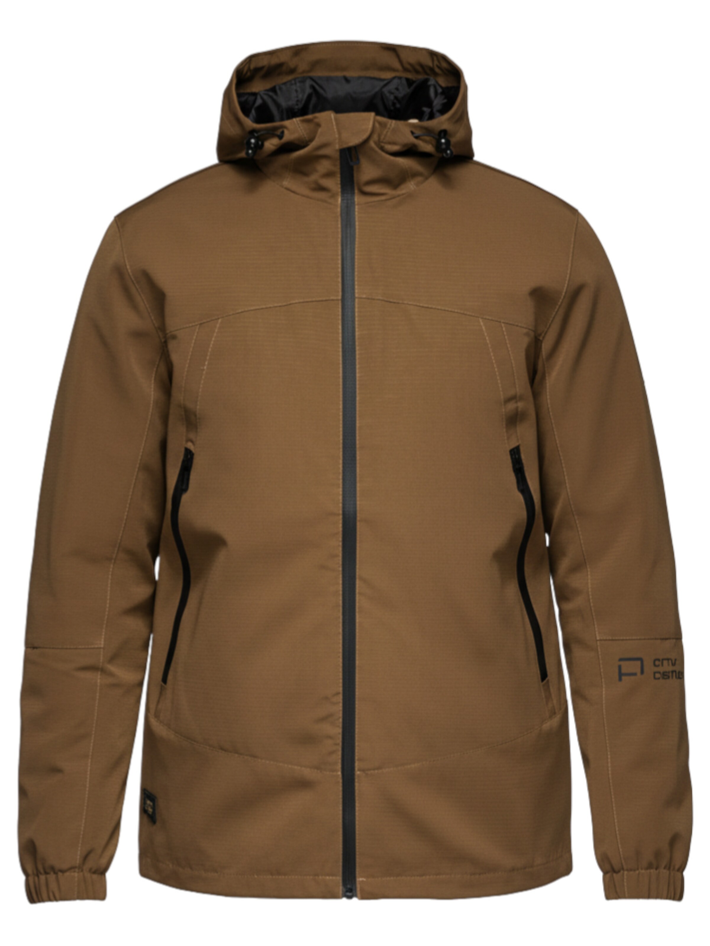 Veste mi-saison Ombre en marron : devant