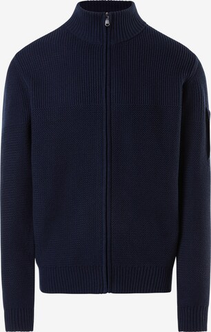 North Sails Knit Cardigan in Blue: front