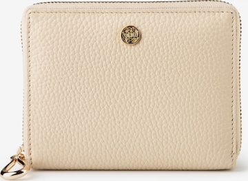 Esquire Wallet 'Alexandria' in Beige: front
