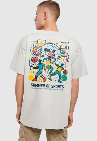Merchcode - Camiseta 'Summer Of Sports' en gris: frente