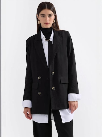 Blazer Hiccup en noir : devant