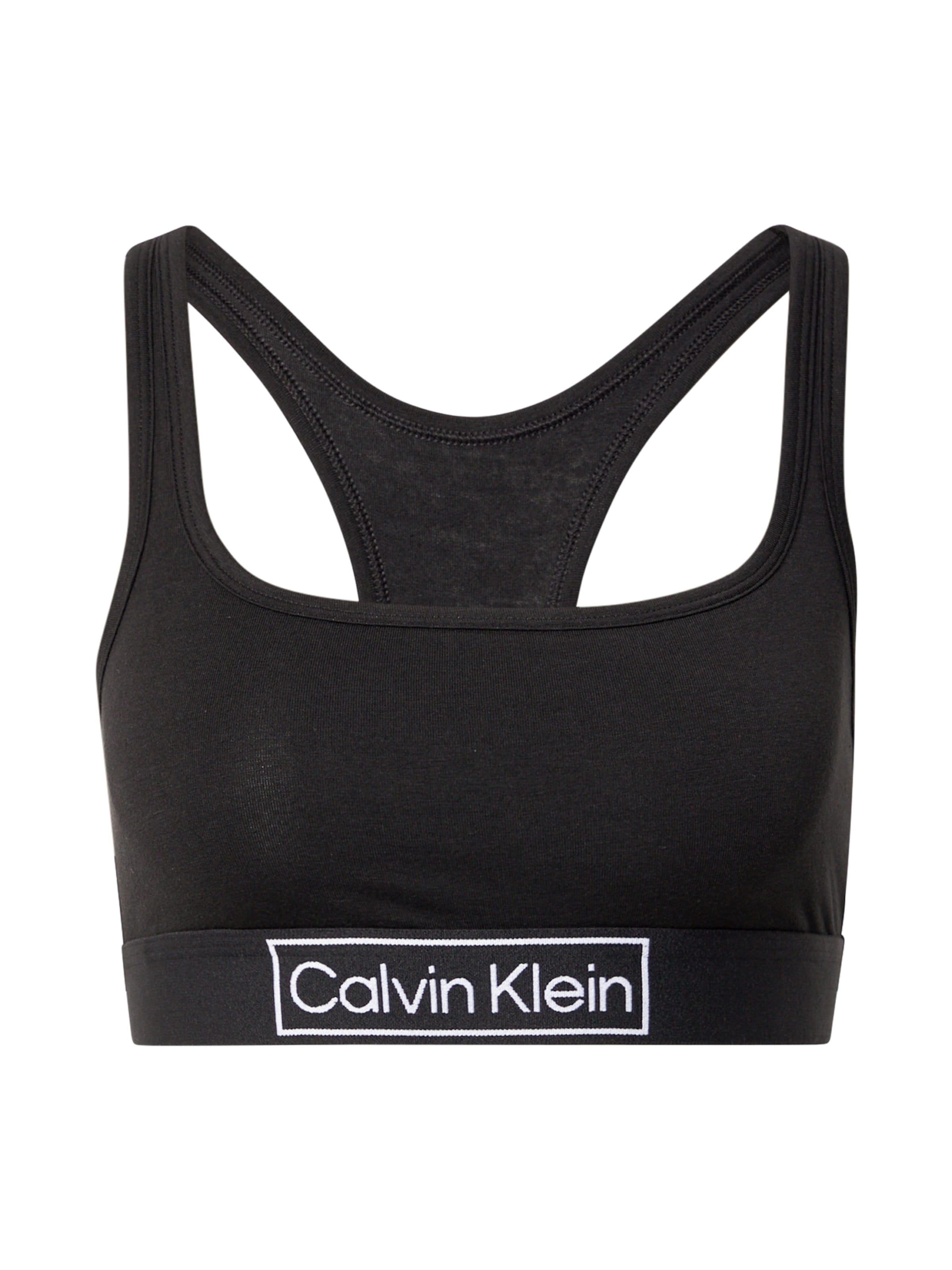 Calvin Klein Underwear - Soutien Bustier Soutien 'Reimagine Heritage' em preto: frente