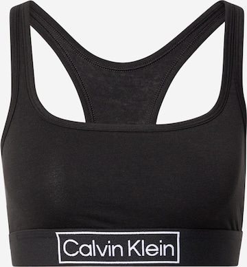 Calvin Klein Underwear Podprsenka 'Reimagine Heritage' – černá: přední strana