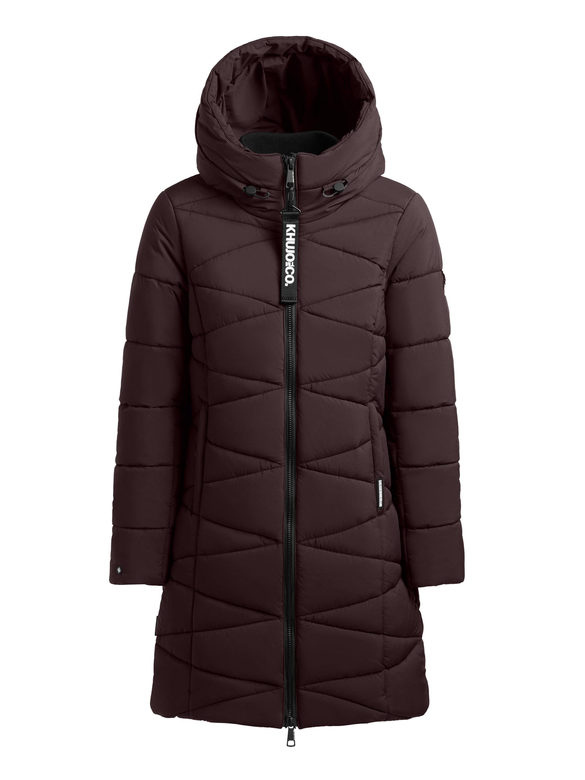 Manteau d’hiver 'Tiff2' khujo en violet : devant