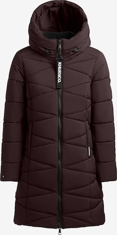 Manteau d’hiver 'Tiff2' khujo en violet : devant