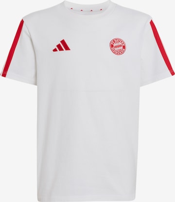 balta ADIDAS PERFORMANCE Sportiniai marškinėliai 'FCB': priekis