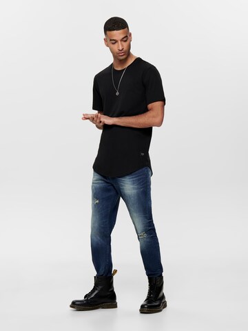 Only & Sons Shirt 'Matt' in Black