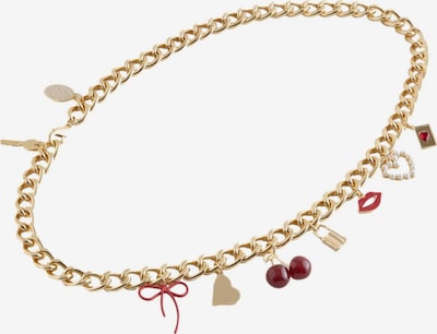 Diržas iš Next, spalva – Auksas / raudona / tamsiai raudona / perlų balta, Prekių apžvalga