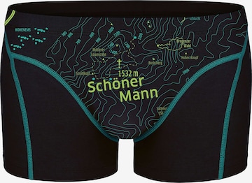 Ein schöner Fleck Erde Trunks in Schwarz: Vorderseite