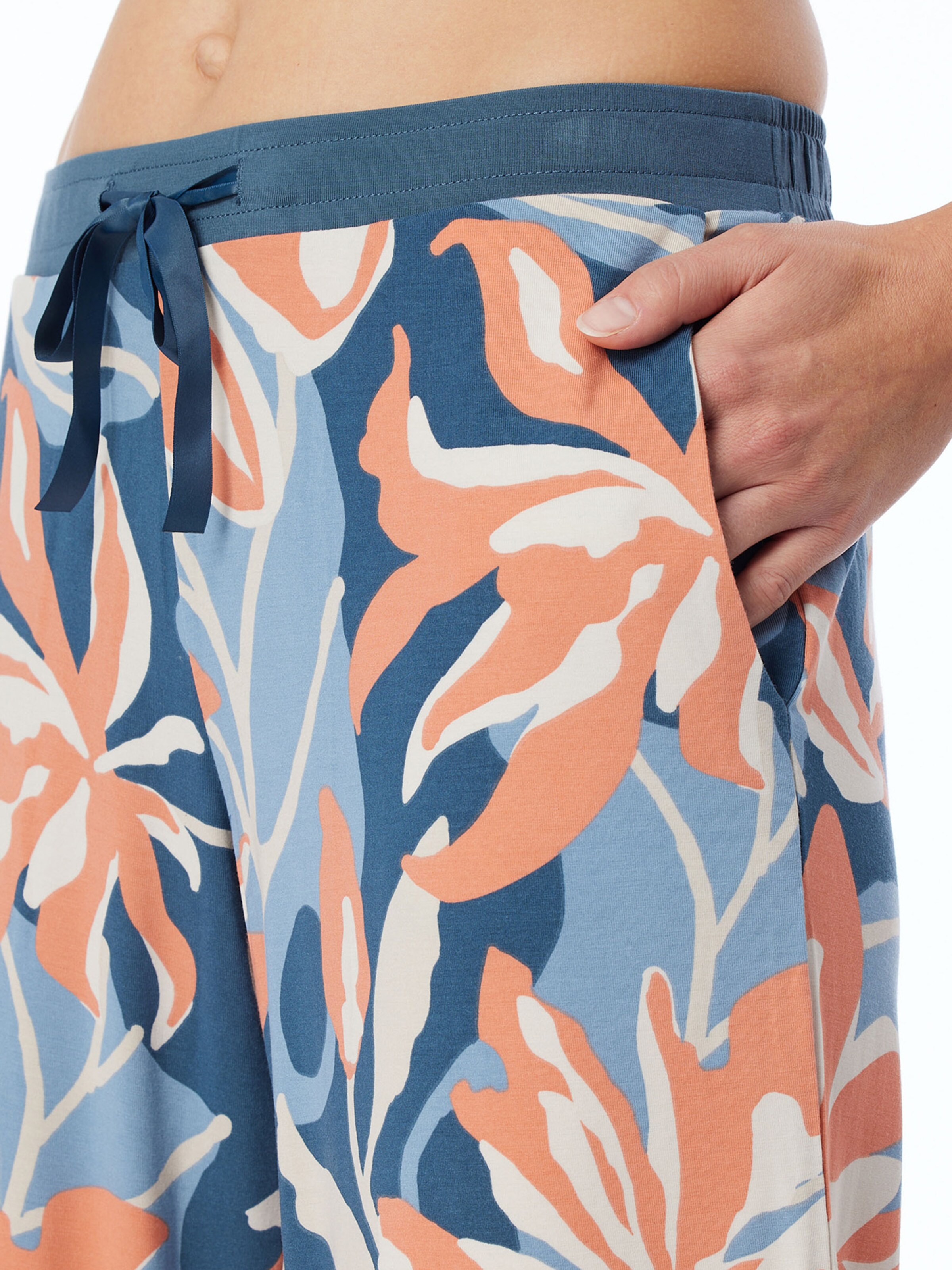 SCHIESSER Pyjamahose ' Mix & Relax ' in Blau