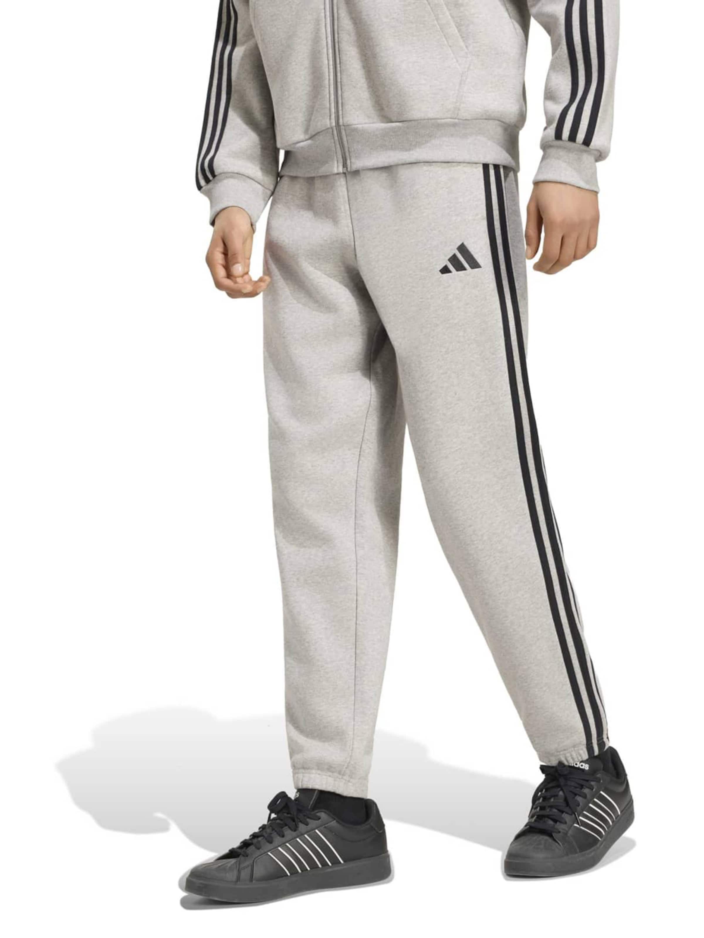 ADIDAS SPORTSWEAR Tapered Sportbroek in Grijs: voorkant