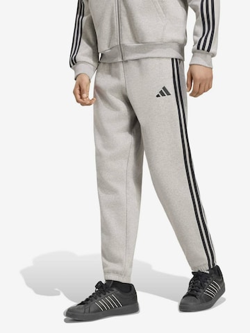 ADIDAS SPORTSWEARTapered Sportske hlače - siva boja: prednji dio