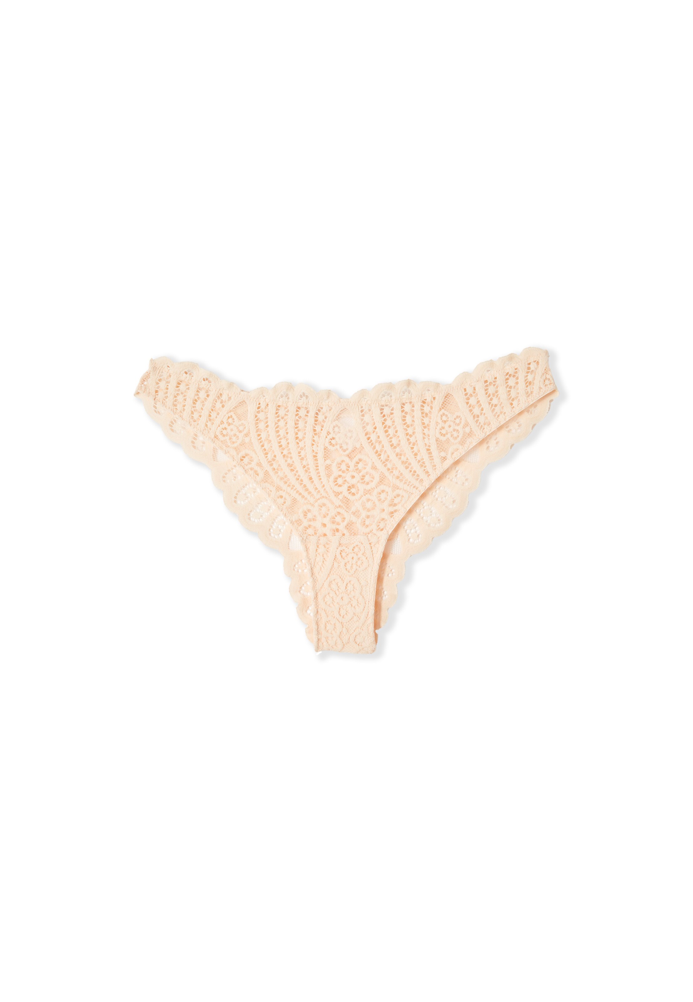 ETAM String 'Etreinte' in Beige: Vorderseite