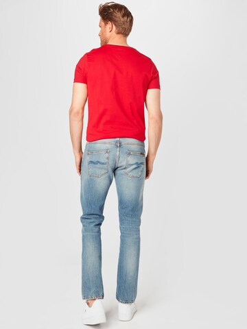 Nudie Jeans Co - Slimfit Vaquero 'Grim Tim' en azul