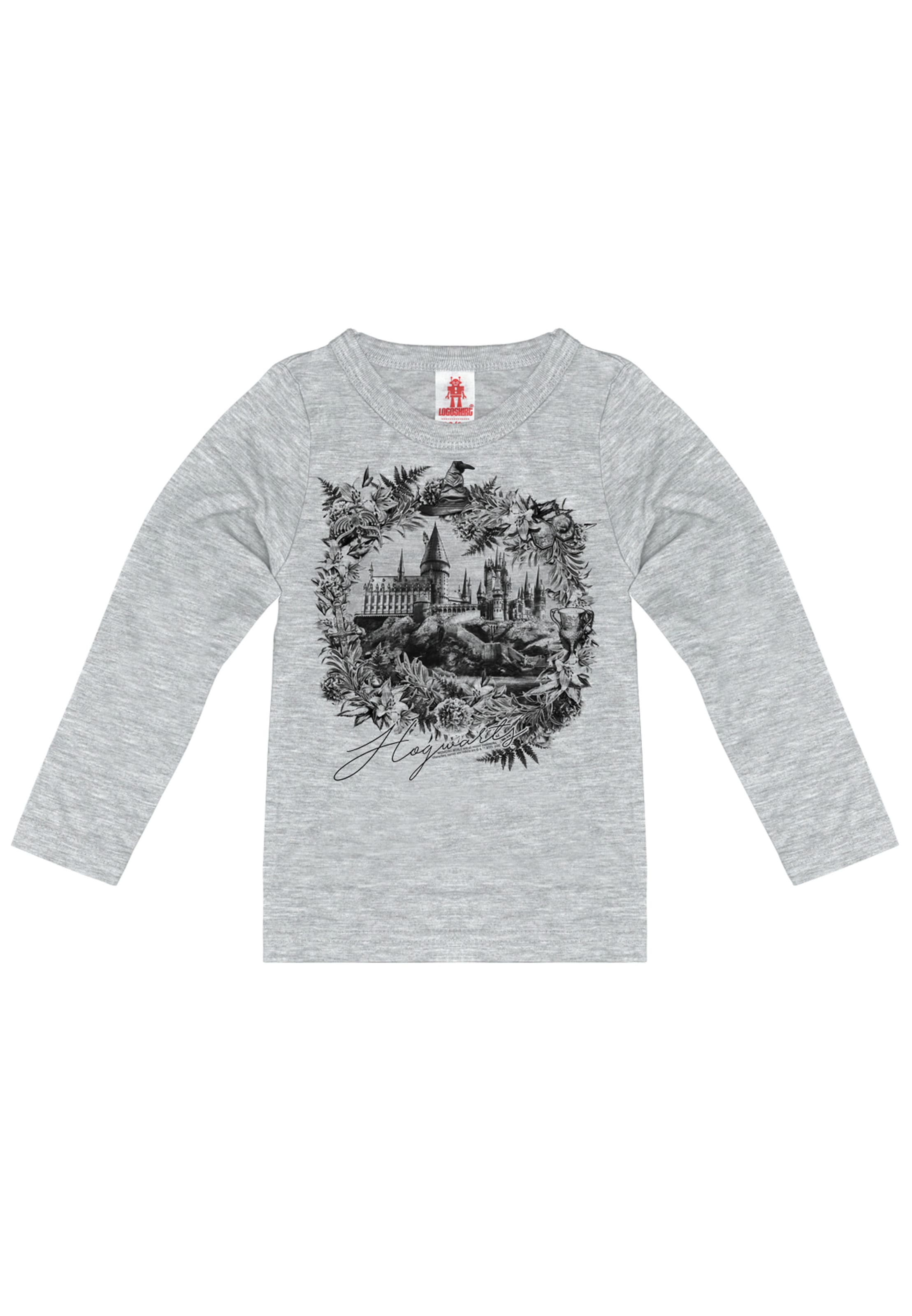 LOGOSHIRT Shirt in Grey: front