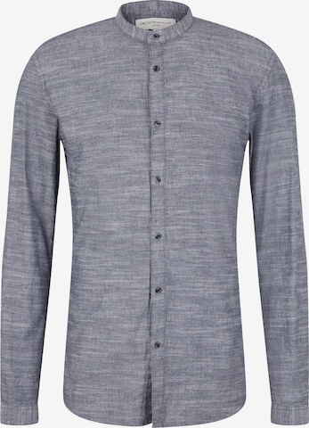 TOM TAILOR DENIM Button Up Shirt in Blue: front