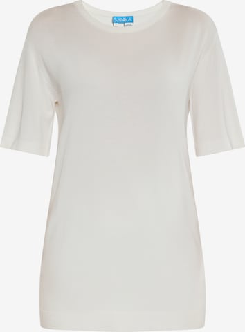 balta SANIKA Megztinis: priekis