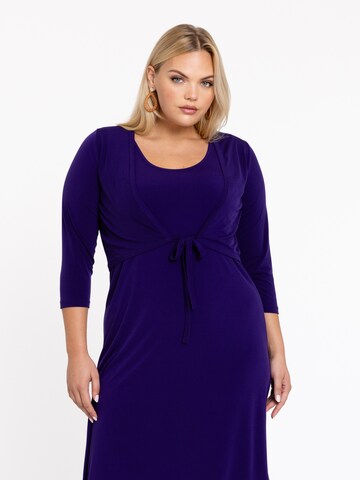 YOEK Bolero in Purple: front
