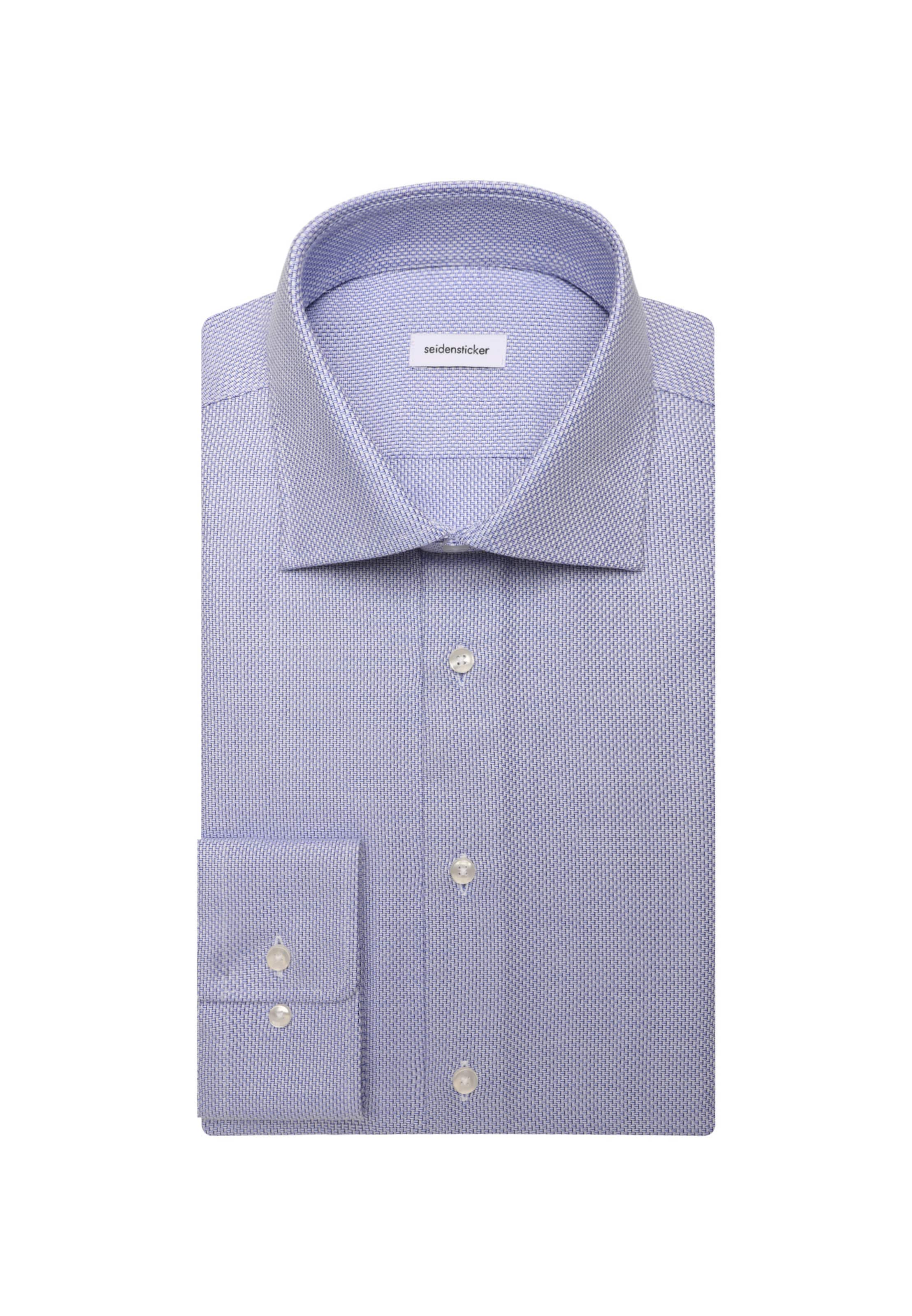 SEIDENSTICKER Slim fit Zakelijk overhemd in Blauw