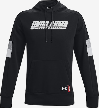 UNDER ARMOUR Sportsweatshirt 'Baseline' in graumeliert / schwarz / weiß, Produktansicht
