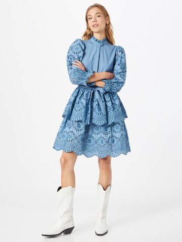 BRUUNS BAZAAR Košilové šaty 'Rosie Emlin' – modrá: přední strana