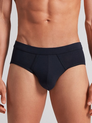 IUMAN Intimissimi Uomo Slip in Blau: Vorderseite