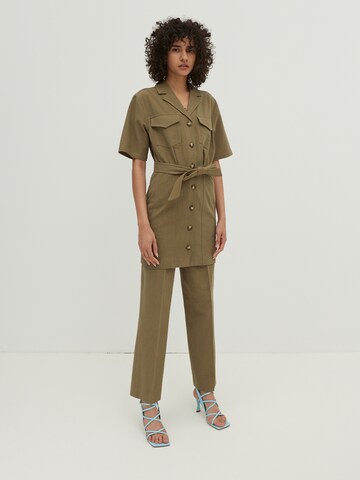 EDITED Shirt dress 'Heaven' in Green